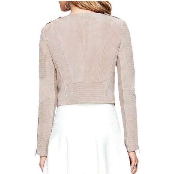 EUC BCBG Joss suede Jacket • size M - Picture 3 of 5